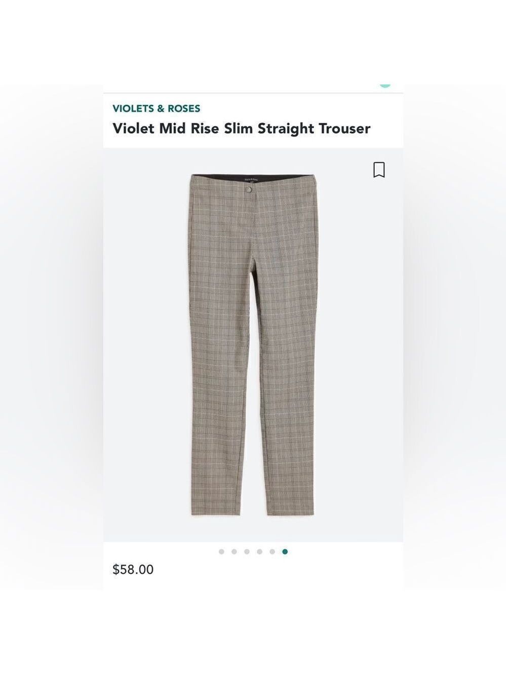 Plaid Trousers. Brand new!